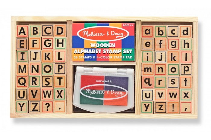 Alphabet Stamps and Ink Pad Alphabet Stamps and Ink Pad
