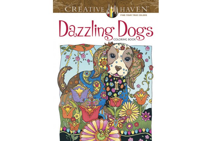 Dazzling Dogs Adult Coloring Book Dazzling Dogs Adult Coloring Book