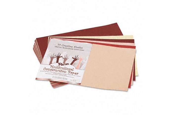 Multicultural Skin Tone Construction Paper Multicultural Skin Tone Construction Paper