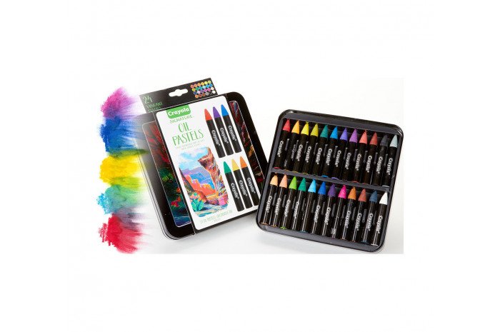 Signature Oil Pastels with Tin Signature Oil Pastels with Tin