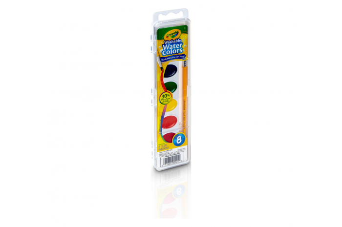 Washable Watercolors - 8 Colors Washable Watercolors - 8 Colors
