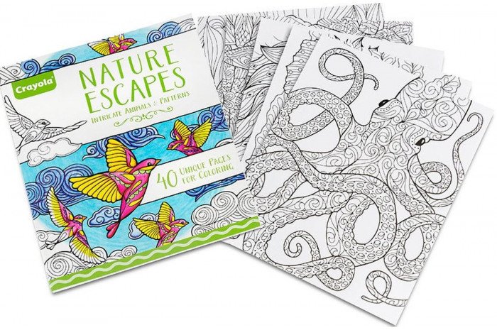 Nature Escapes Adult Coloring Book Nature Escapes Adult Coloring Book