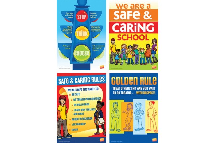 Safe & Caring Schools Poster Set Safe & Caring Schools Poster Set