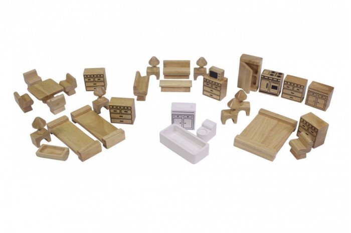 Solid Wood Six Room Furniture Set Solid Wood Six Room Furniture Set