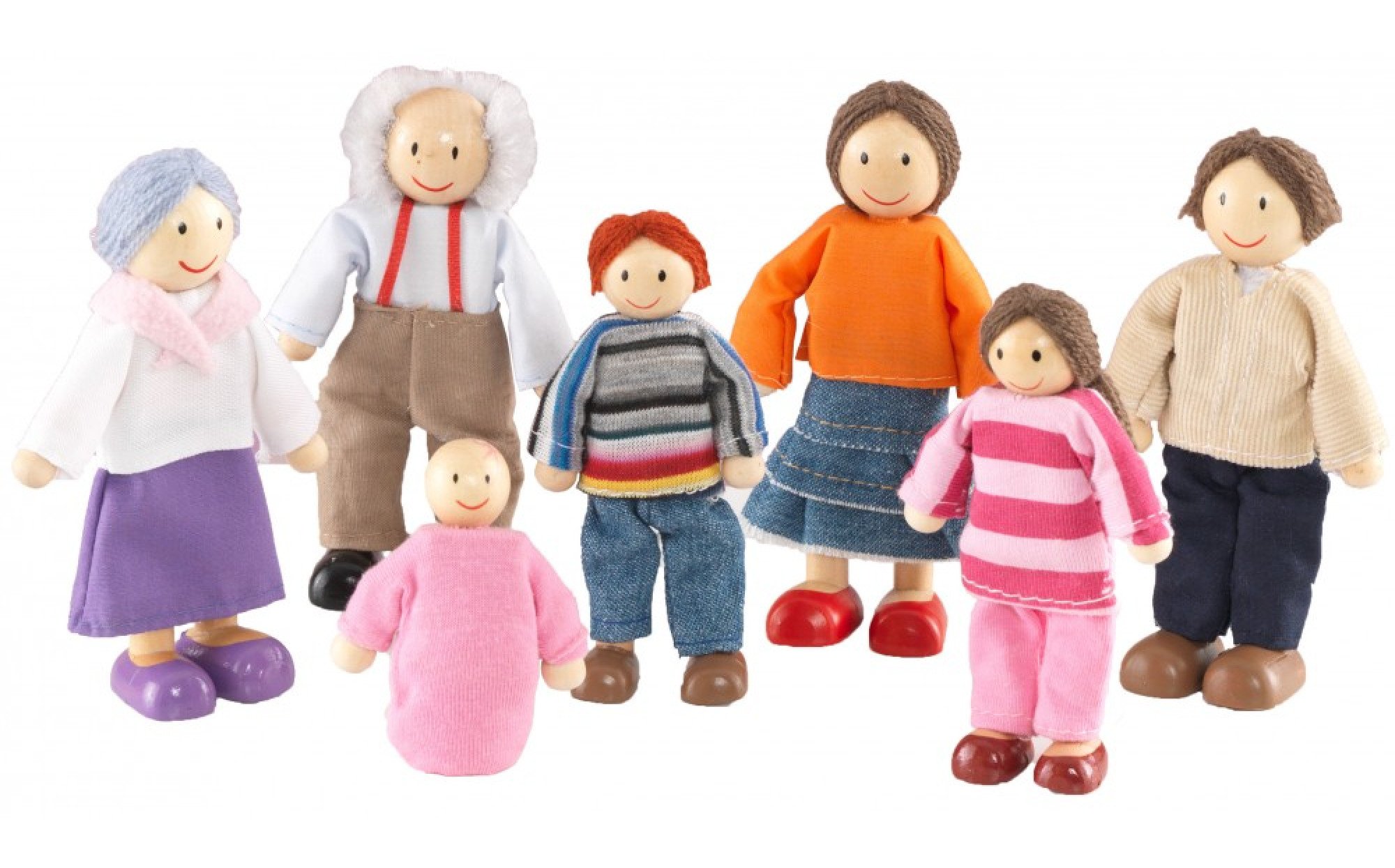 Caucasian Doll Family (7 Piece kidkraft) – Sand Tray Therapy
