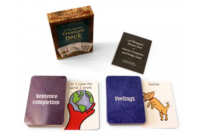A Therapeutic Treasure Deck of Feelings and Sentence Completion Cards A Therapeutic Treasure Deck of Feelings and Sentence Completion Cards