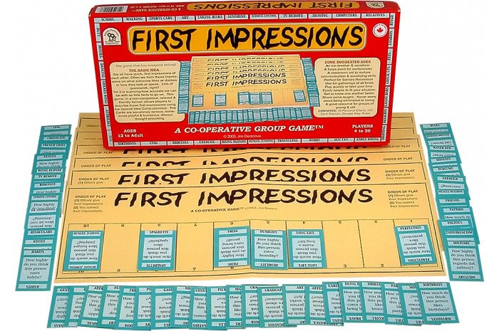 First Impressions: A Cooperative Group Game First Impressions: A Cooperative Group Game