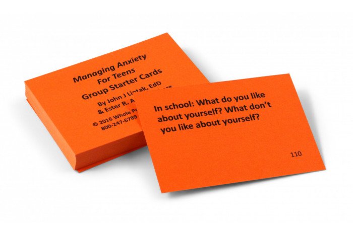 Managing Anxiety for Teens Group Starter Card Deck Managing Anxiety for Teens Group Starter Card Deck