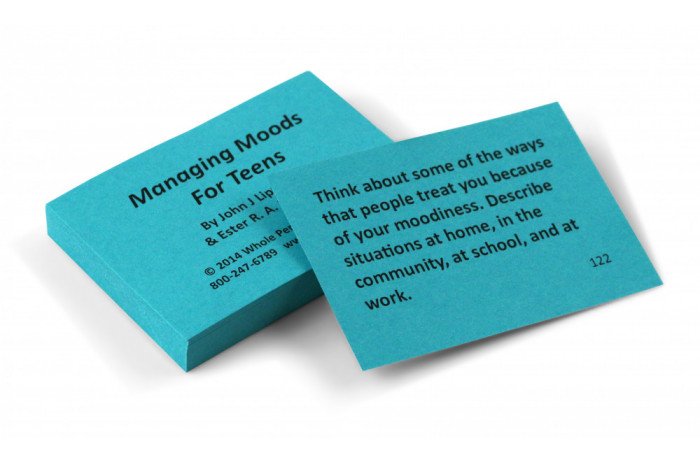 Managing Moods for Teens Card Deck Managing Moods for Teens Card Deck