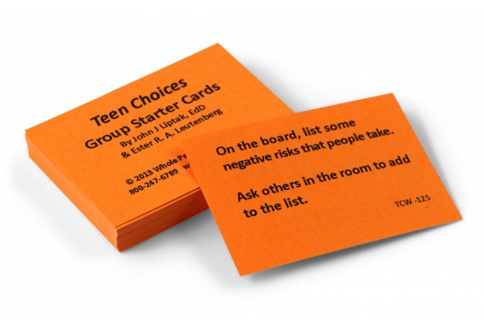 Teen Choices Card Deck Teen Choices Card Deck