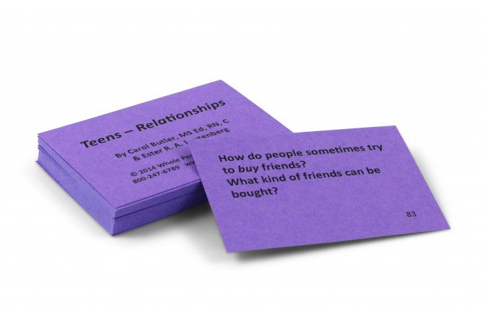 Teen Relationships Group Starter Card Deck Teen Relationships Group Starter Card Deck