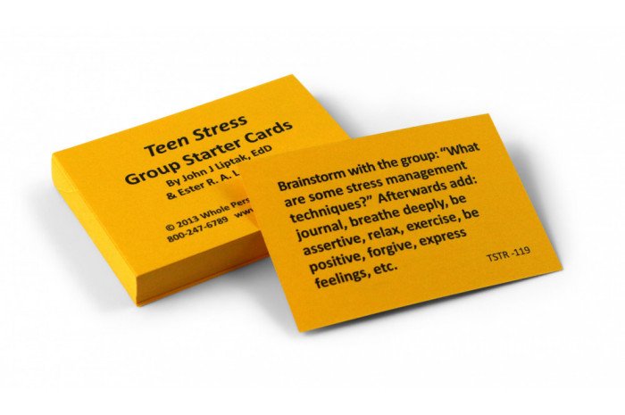 Teen Stress Card Group Starter Deck Teen Stress Card Group Starter Deck