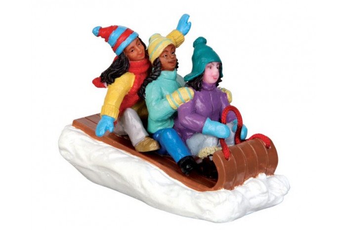 Children Sledding Children Sledding