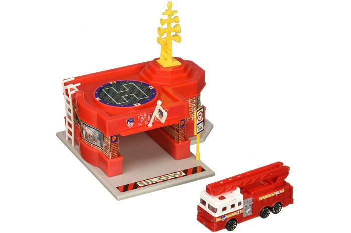 Mini Fire Station with Truck