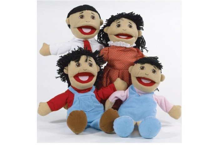 Asian Family Puppets Asian Family Puppets