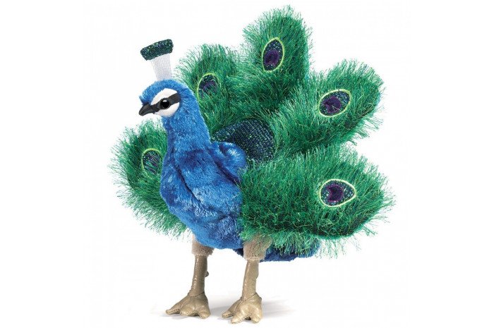 Small Peacock Hand Puppet Small Peacock Hand Puppet