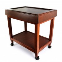 Premium Wooden Sand Tray with Rolling Cart Combo