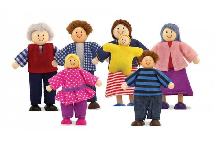 Melissa and Doug Doll Family (7 piece) Melissa and Doug Doll Family (7 piece)