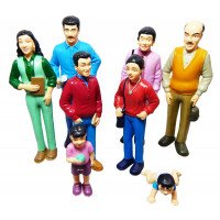 Pretend Play Family- 8 Piece Hispanic