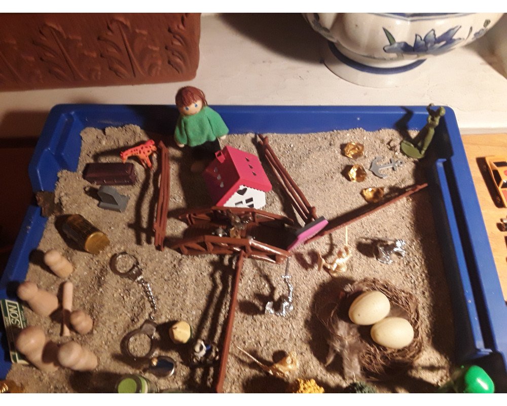 Sand Tray Miniature Basic Starter Kit Sand Tray Therapy