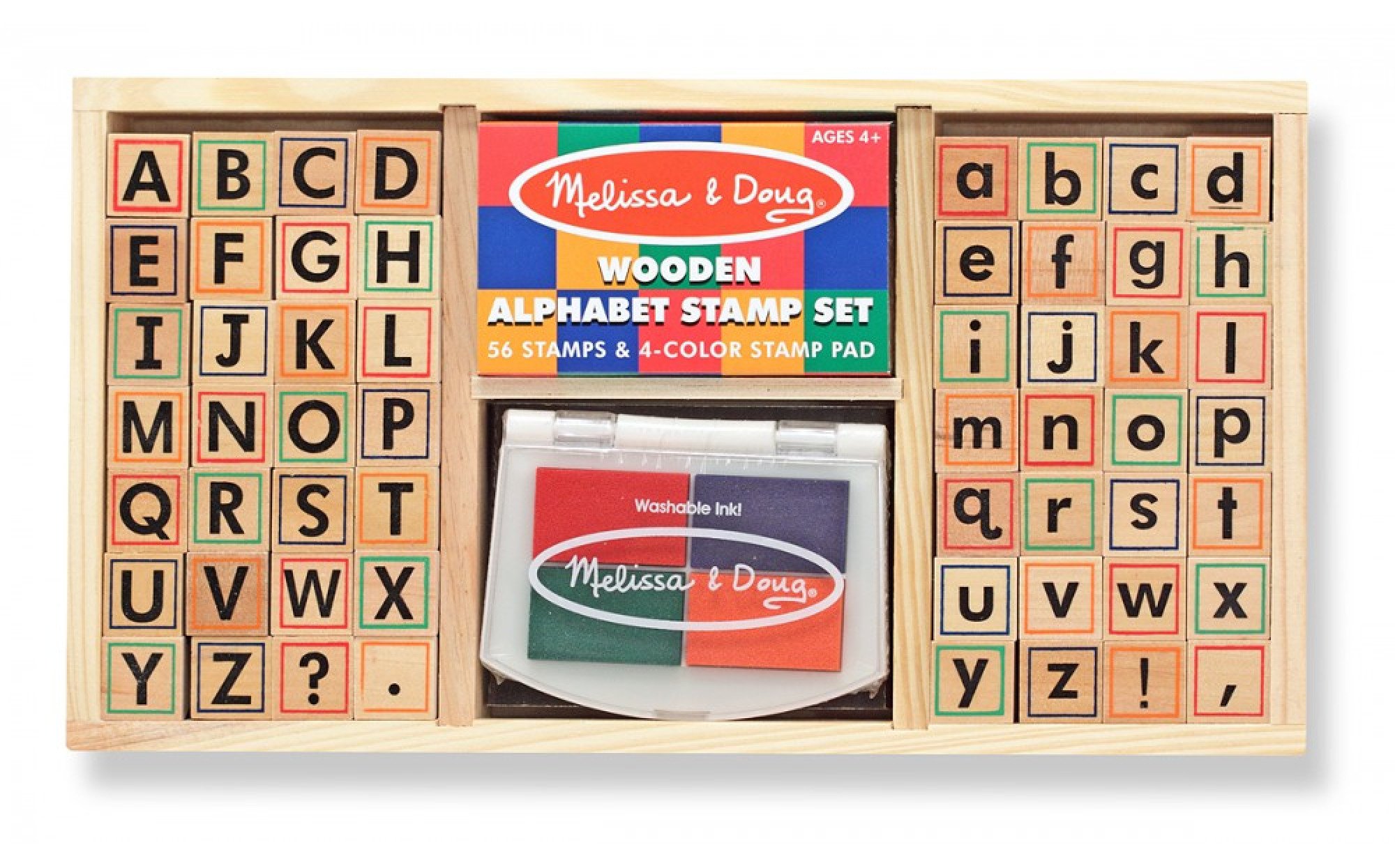 Alphabet Stamps and Ink Pad Art Therapy