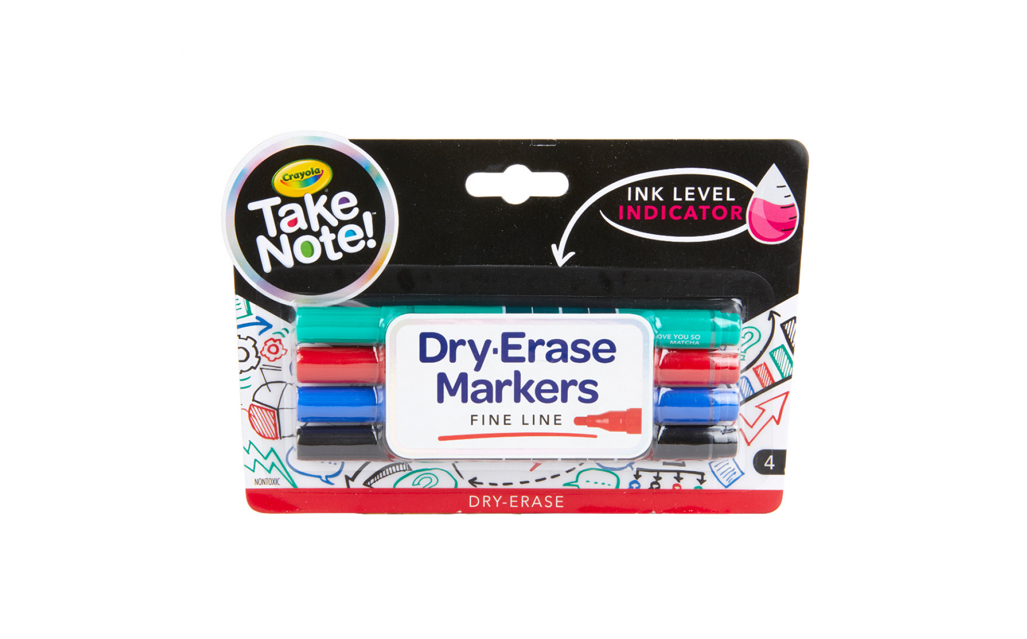 Crayola Dry Erase Markers 4 pack Art Therapy
