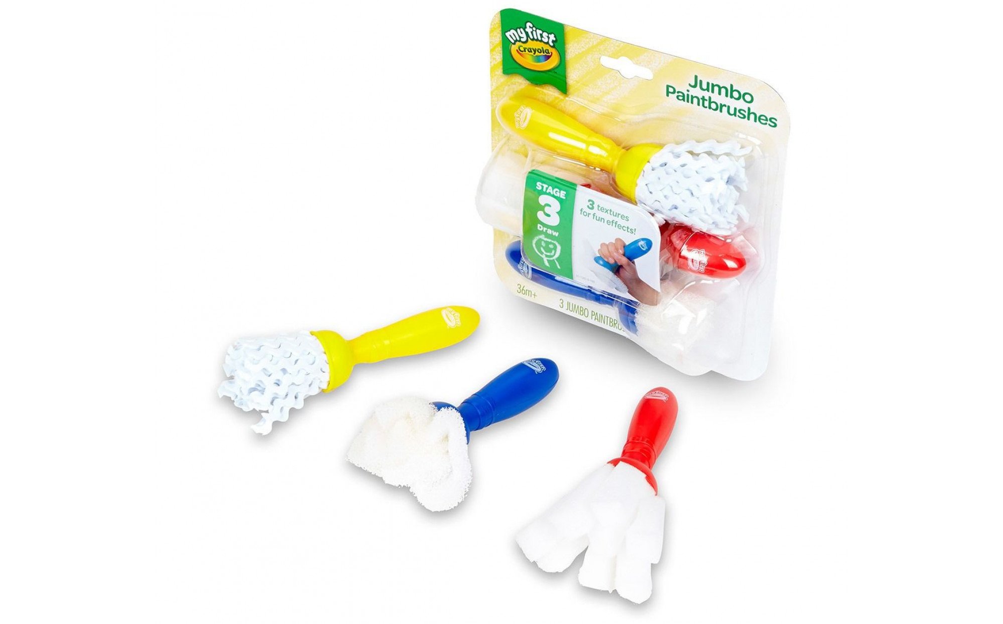 Jumbo Paint Brushes set of 3 Art Therapy