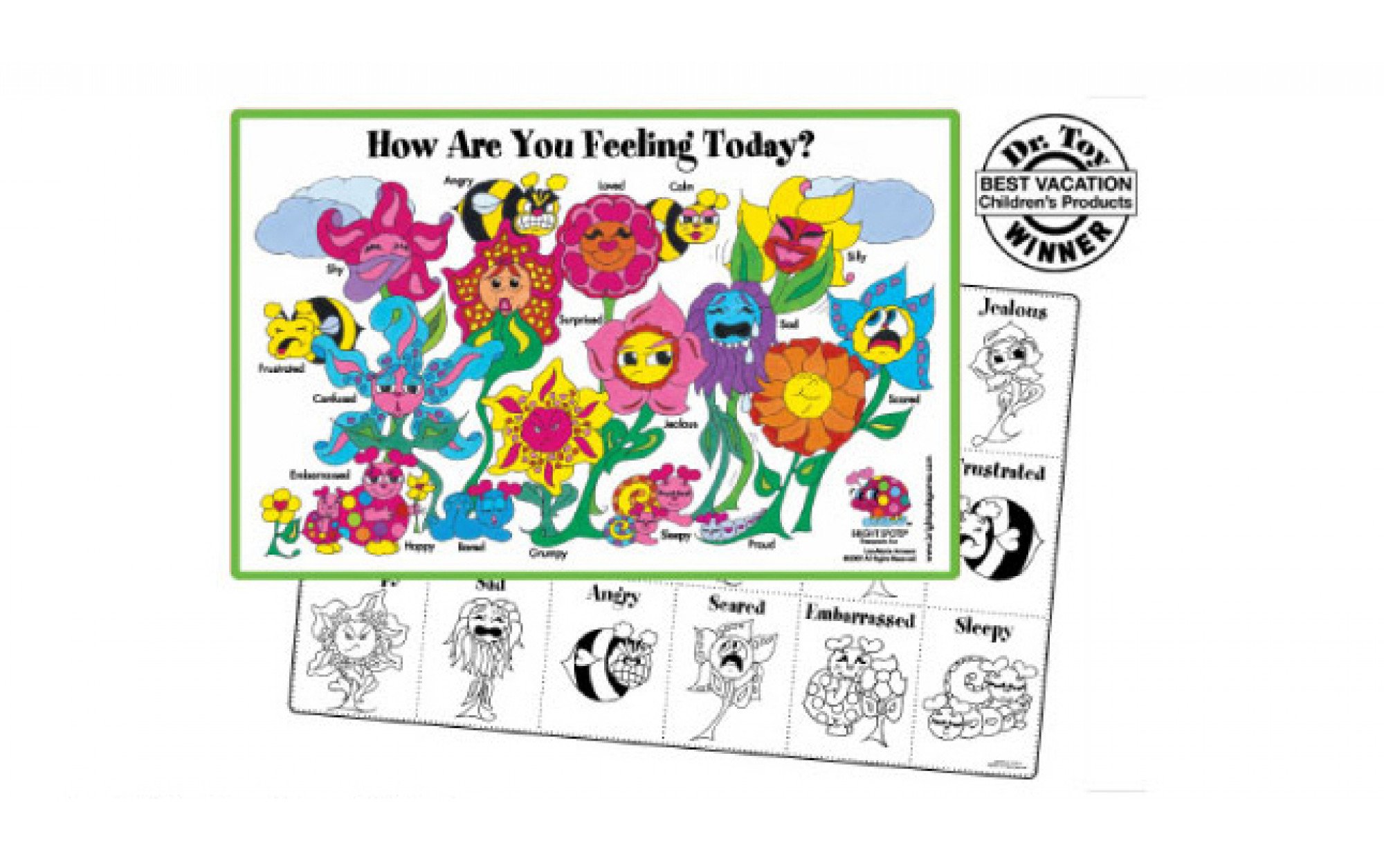 Flower Garden Feelings Poster Playroom Furnishings Posters & Decor