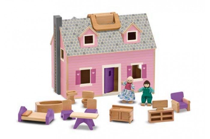 Fold & Go Mini Dollhouse (Furnished) Fold & Go Mini Dollhouse (Furnished)