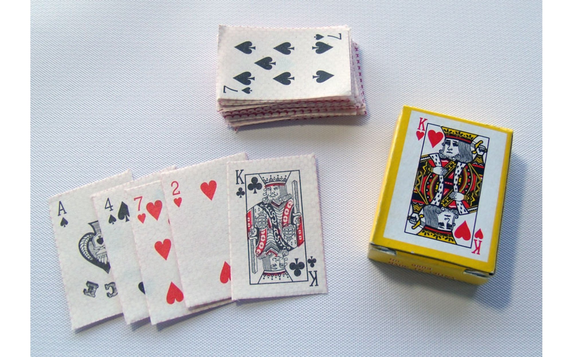 Printable Miniature Playing Cards Printable Miniature Playing Cards