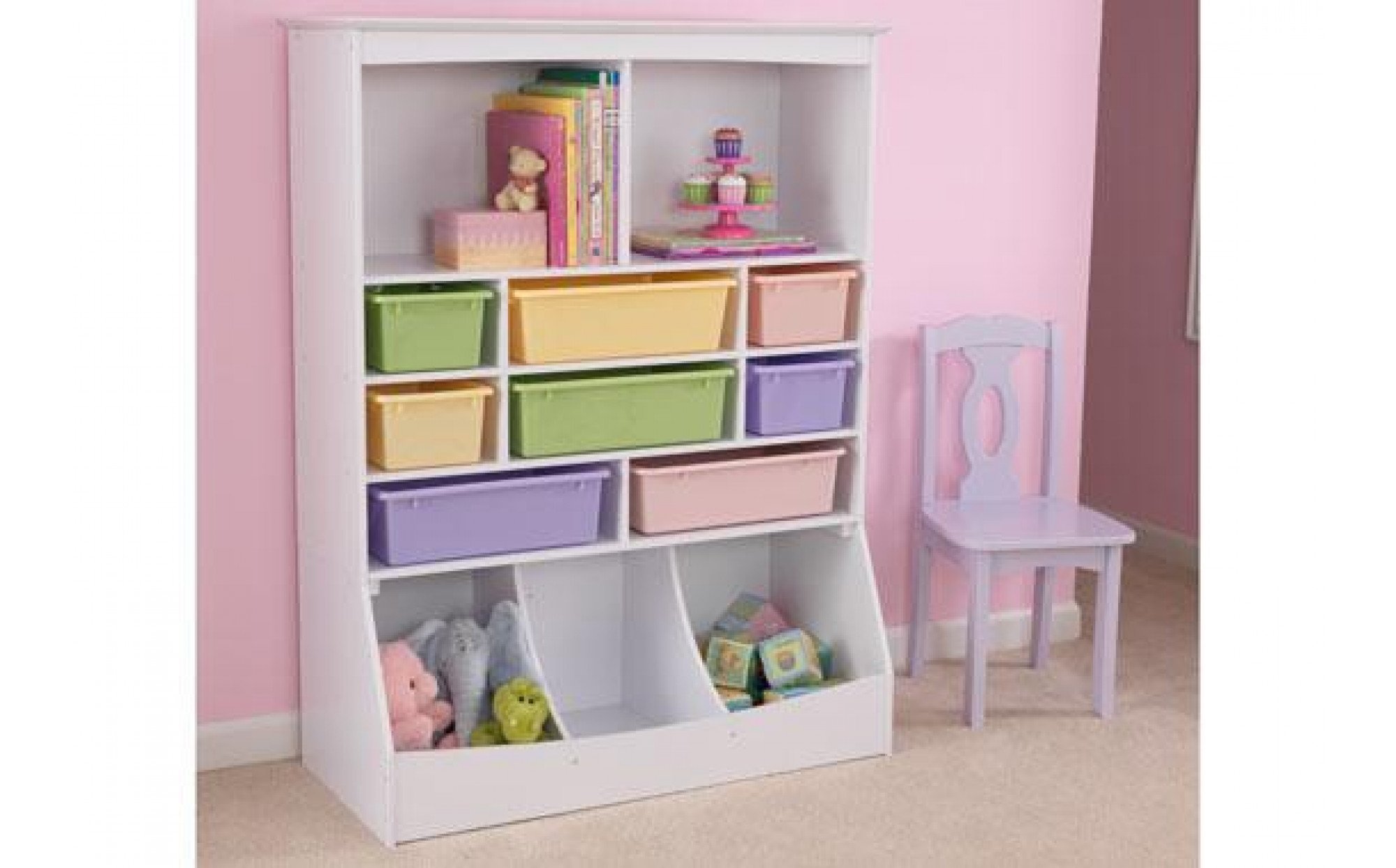 playroom storage wall unit