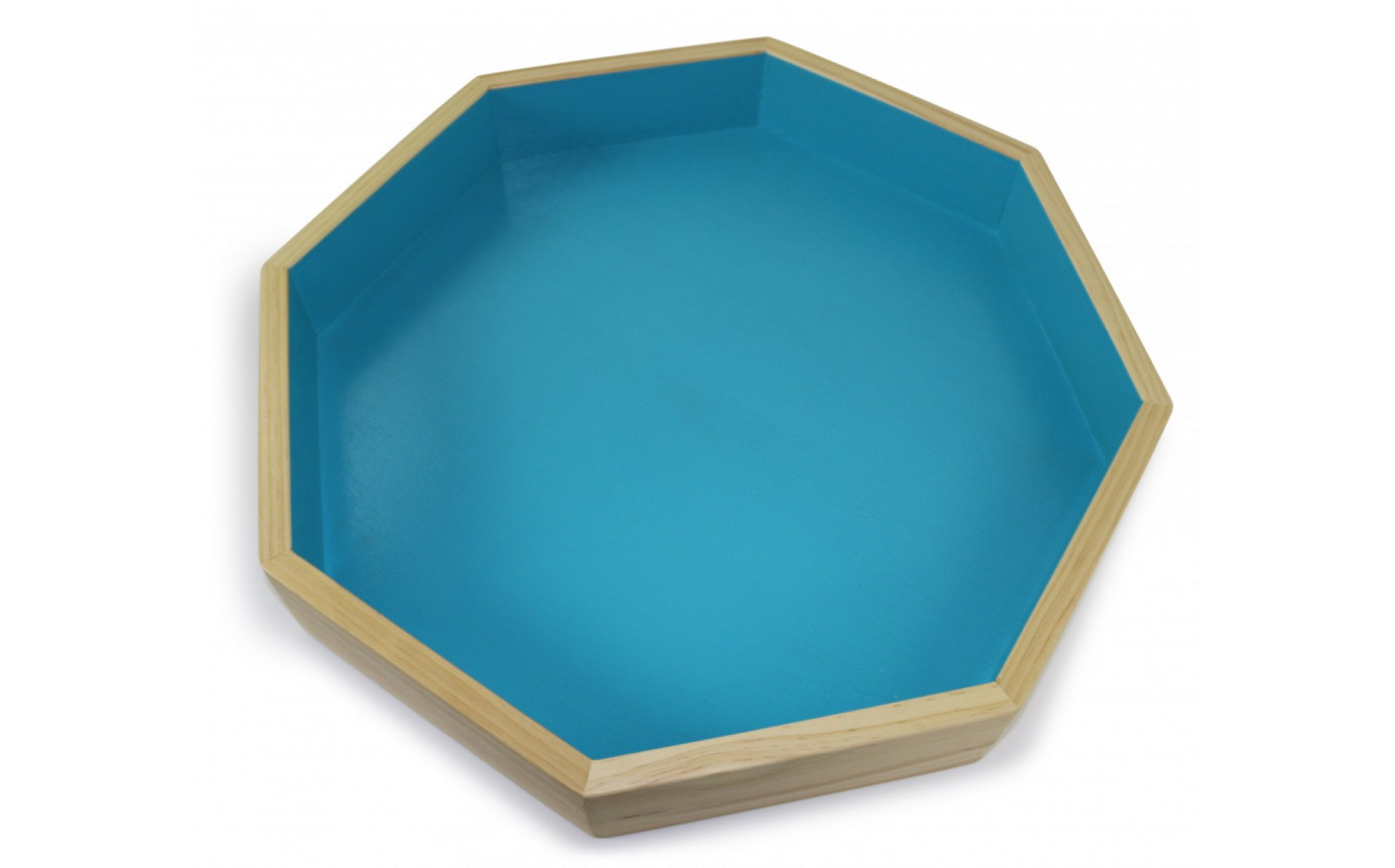 Octagonal Wooden Sand Tray with Lid Sand Tray Therapy