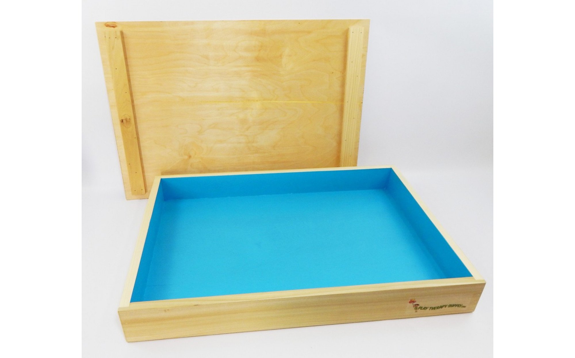 Basic Wooden Sand Tray with Stand Combo Sand Tray Therapy