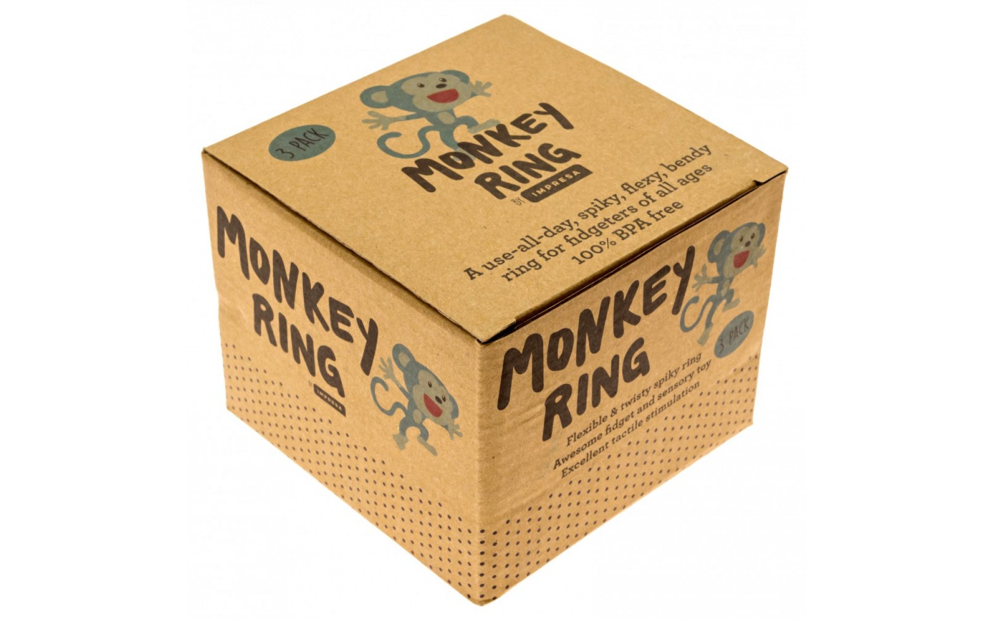 Monkey Rings (Set of 3) Play Therapy Toys Sensory & Fidget Toys