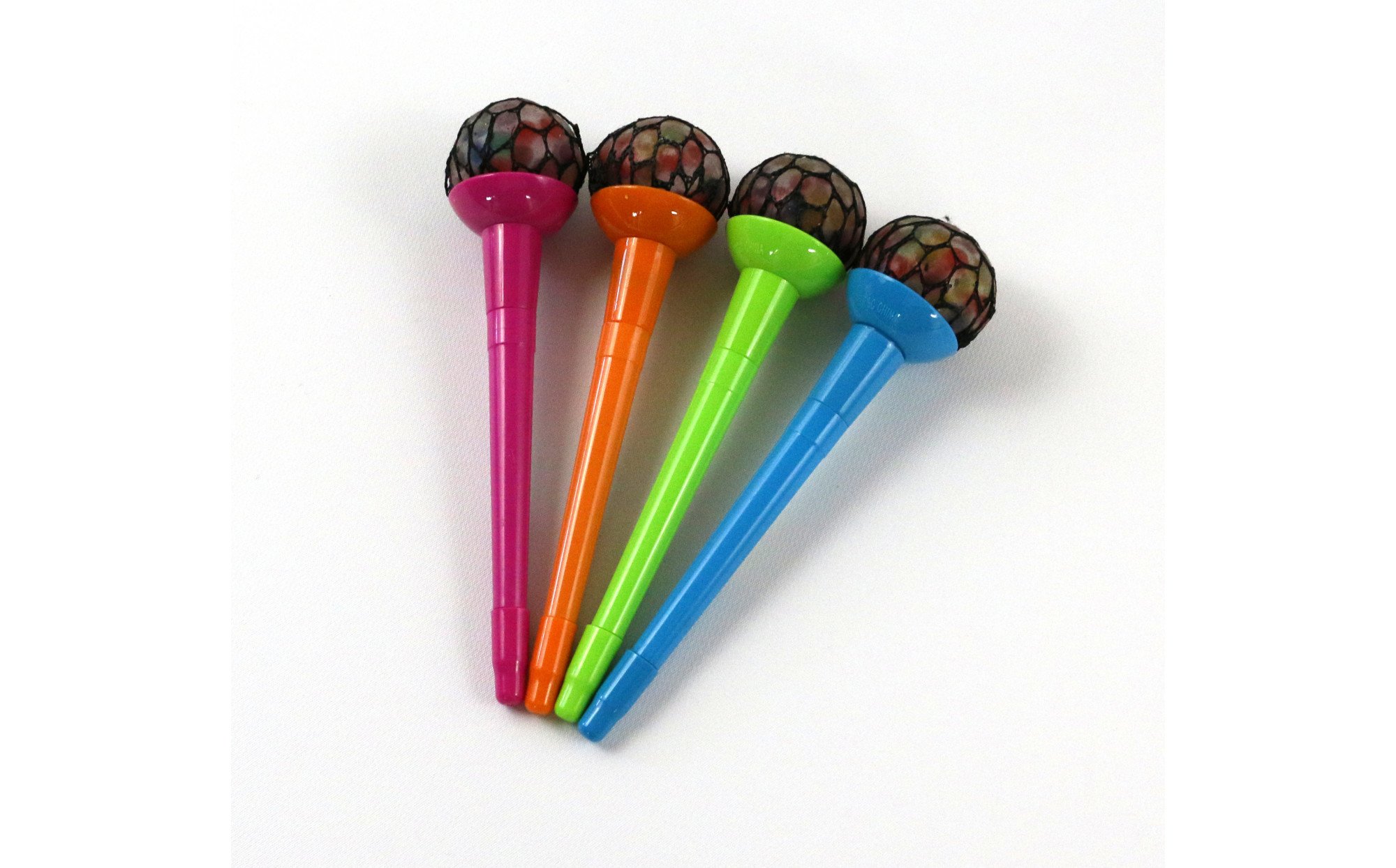 Rainbow Mesh Squeeze Ball Pen – Art Therapy