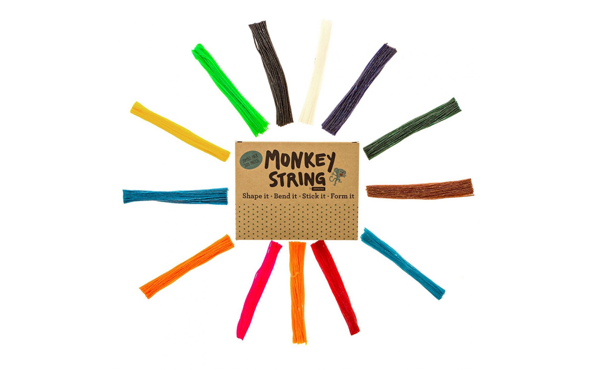 Monkey String 500 piece Wax Yarn Art Therapy