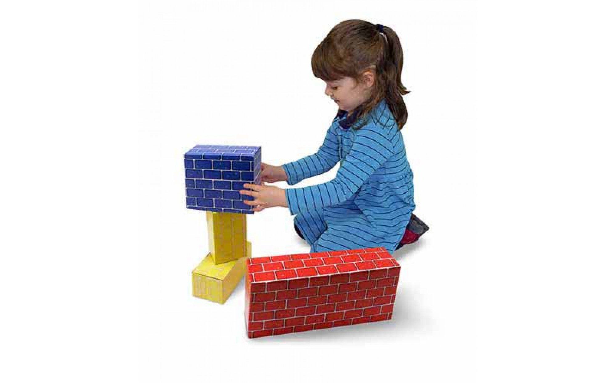 childrens cardboard building blocks