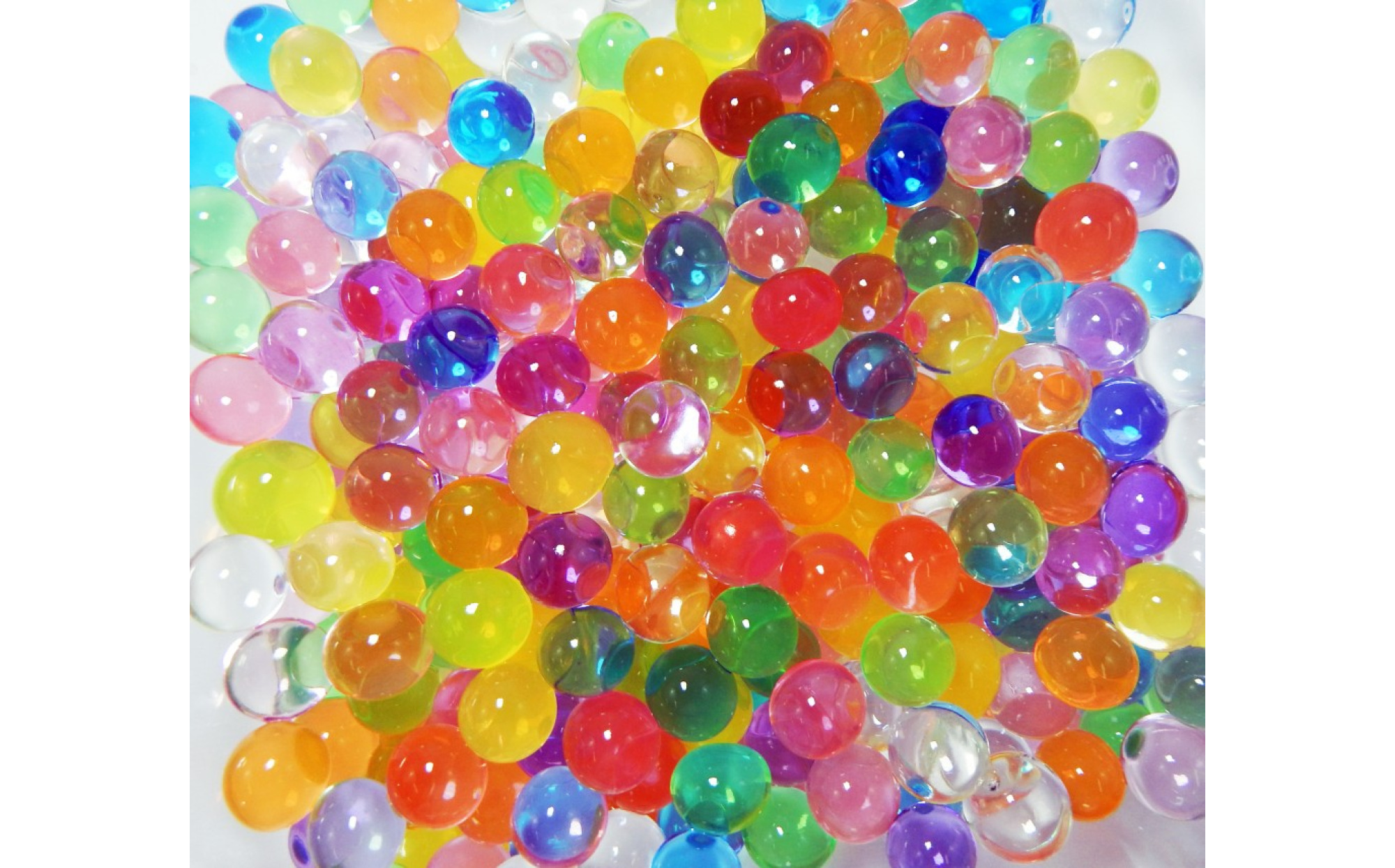 60 Jumbo Water Beads Non-Toxic Bio Degradable Mixed Size Water