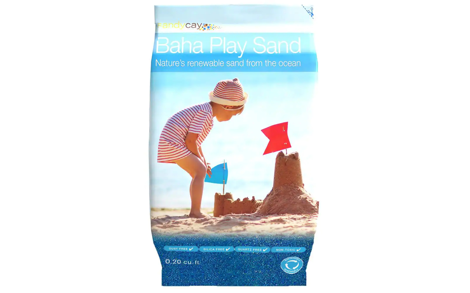 Sensory Sand Blue 5 Pounds of Sensory Play Sand Bulk Refill