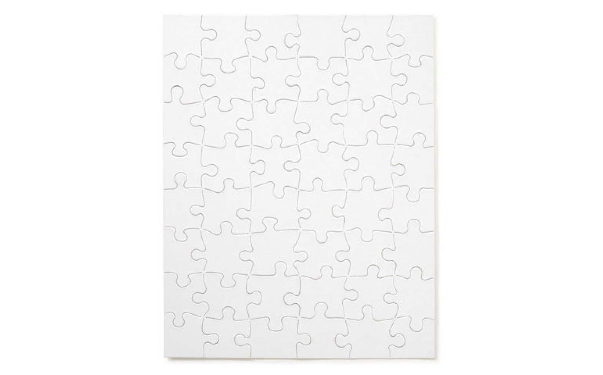 Large Blank Puzzle – Art Therapy