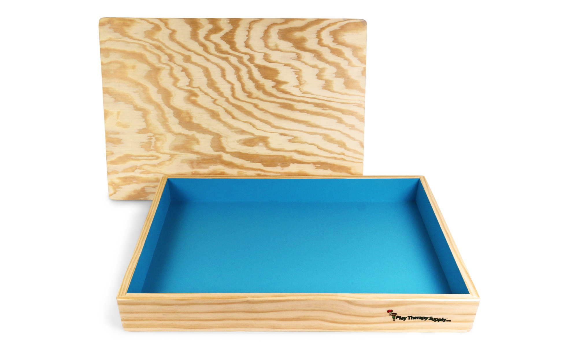 Basic Wooden Sand Tray with Lid – Sand Tray Therapy
