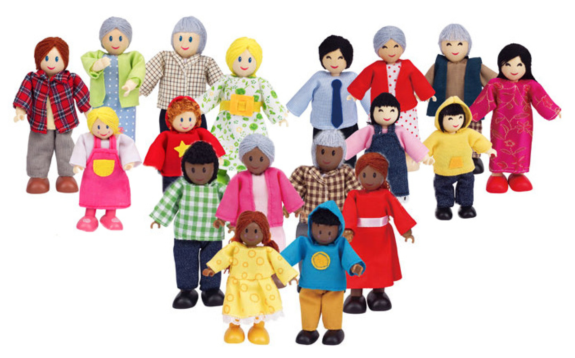 ethnic dolls house figures