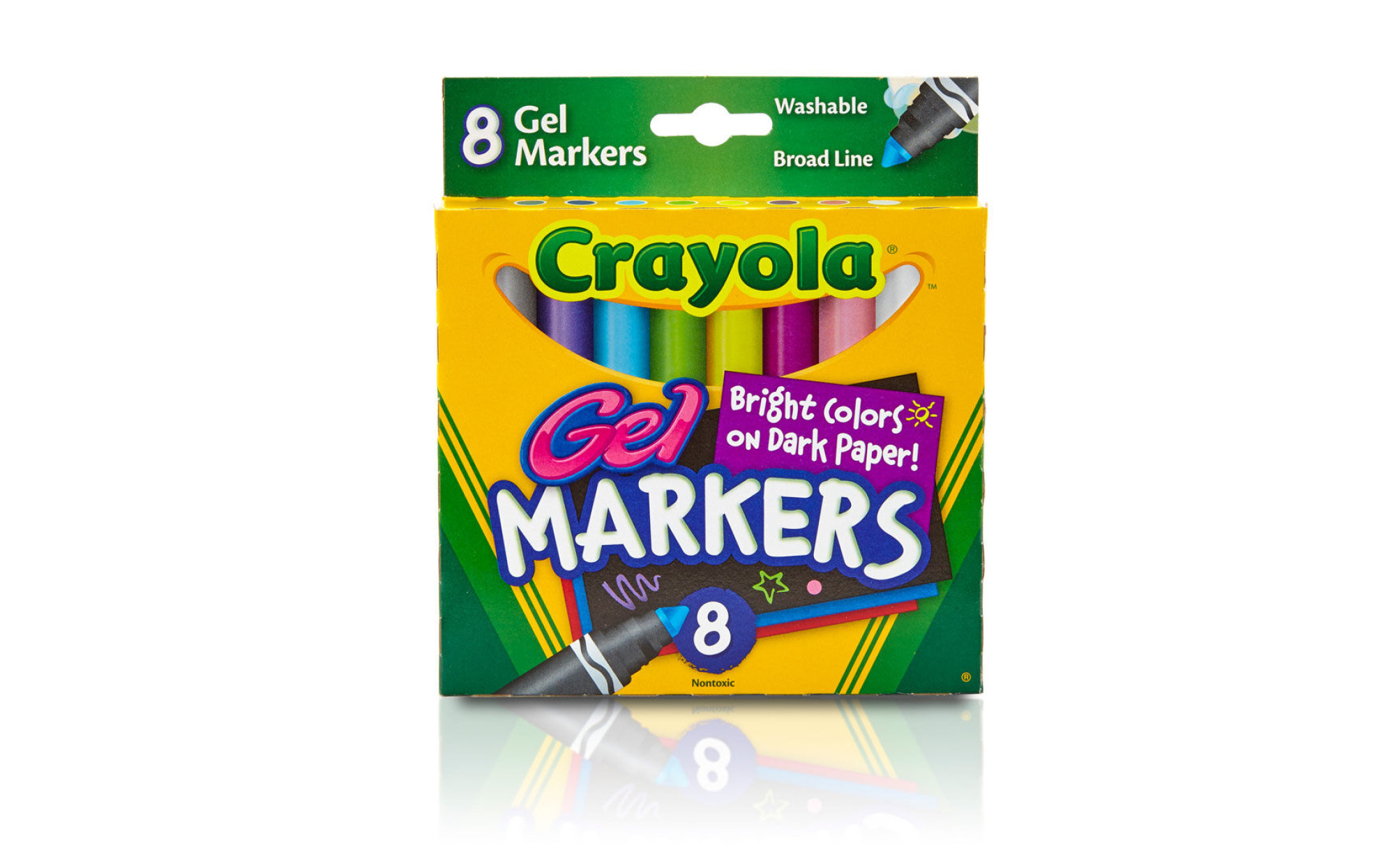 Washable Window Markers for Kids, 8 Count, Crayola.com