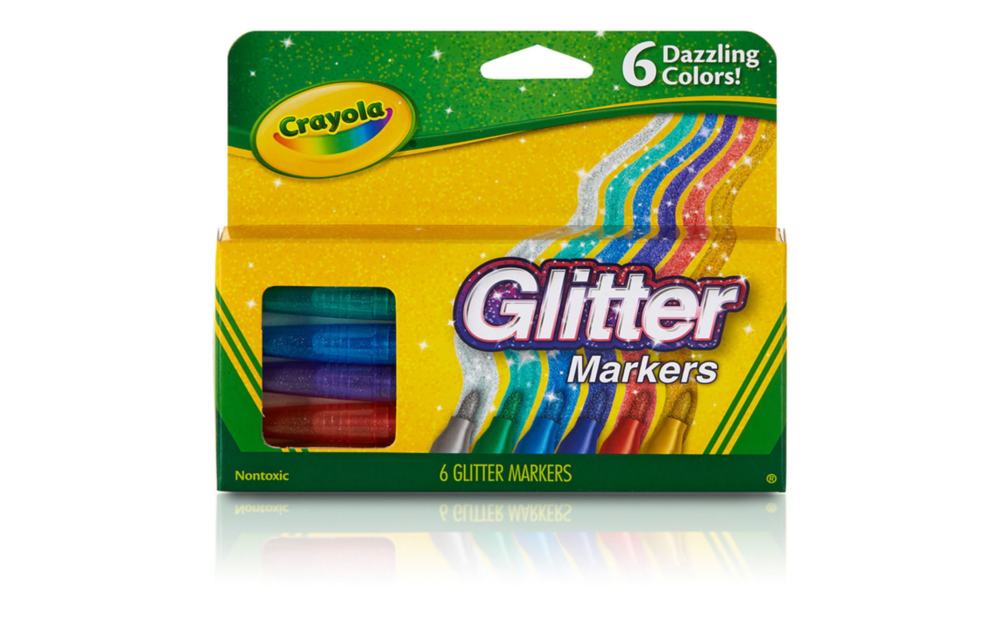 Craft Sensations Glitter markers 8-set