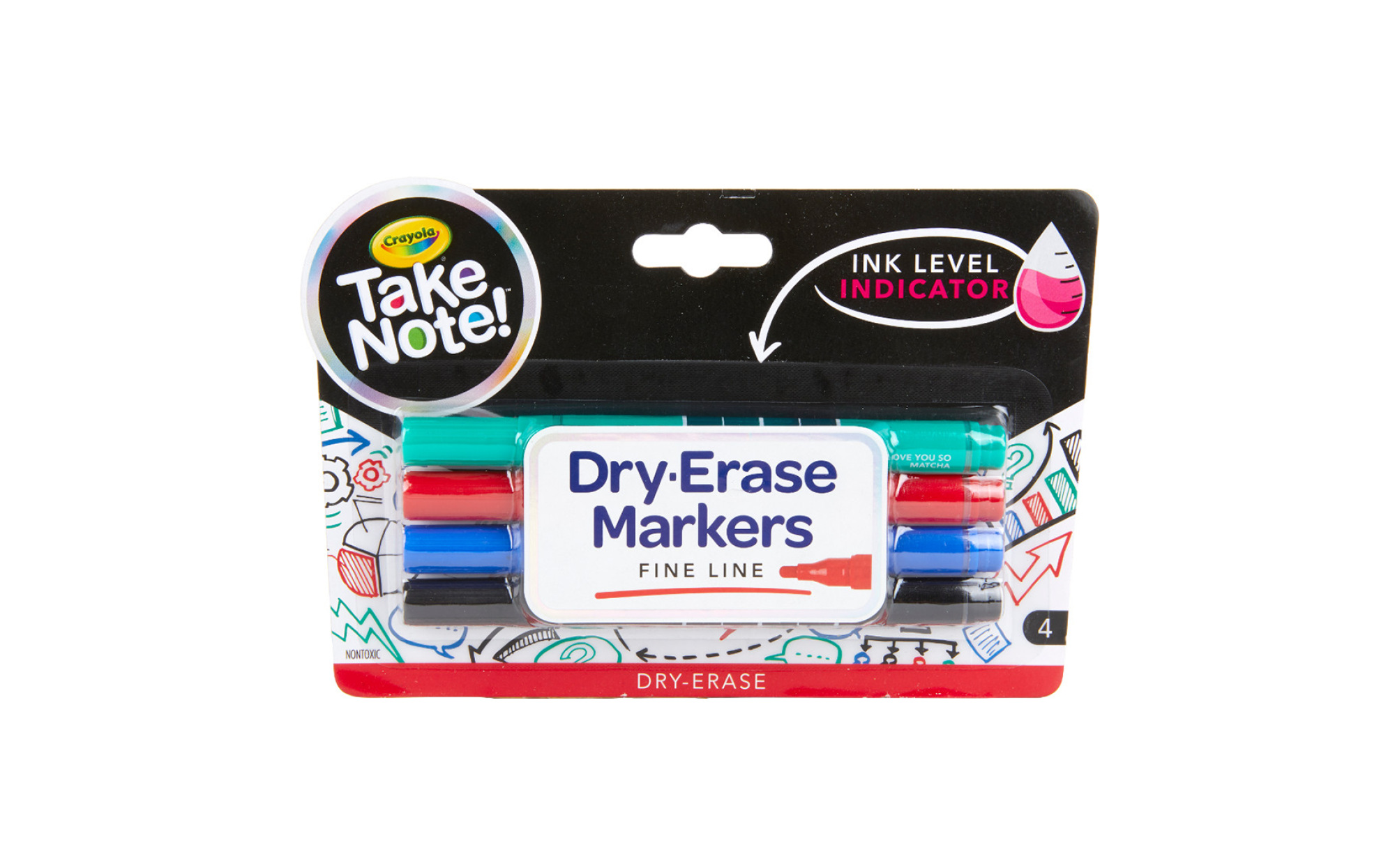 Crayola Dry Erase Markers 4 pack – Art Therapy