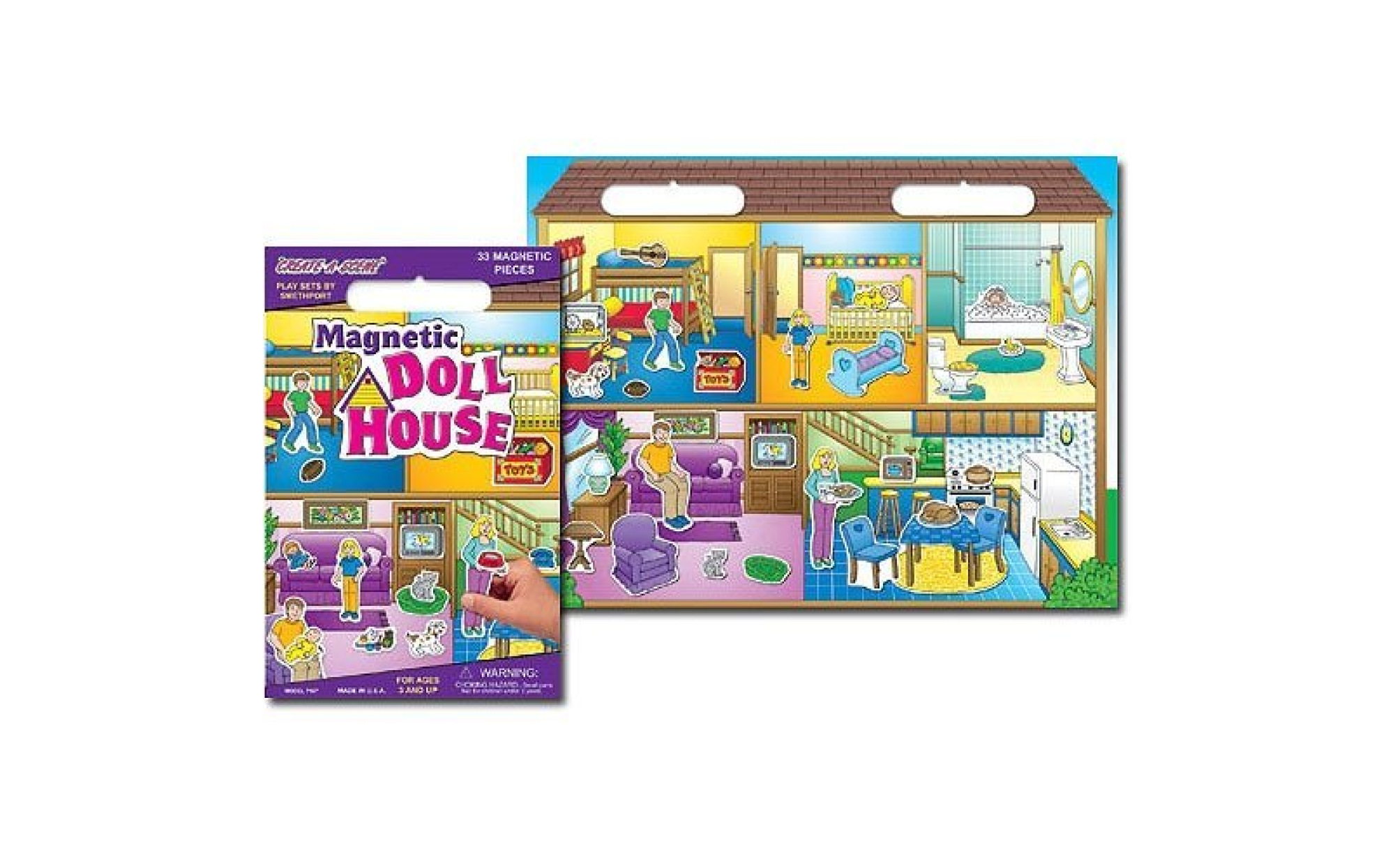 magnetic house toy