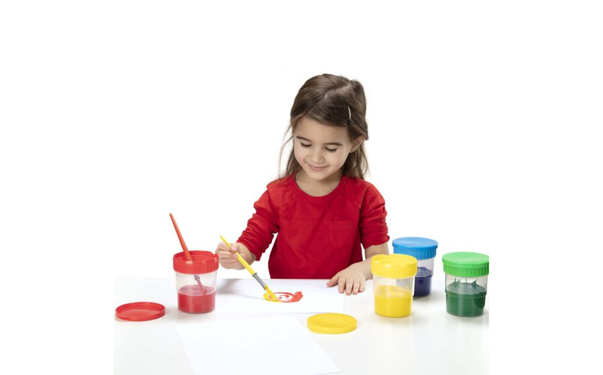  Crayola Spill Proof Paint Set (8ct), Washable Toddler