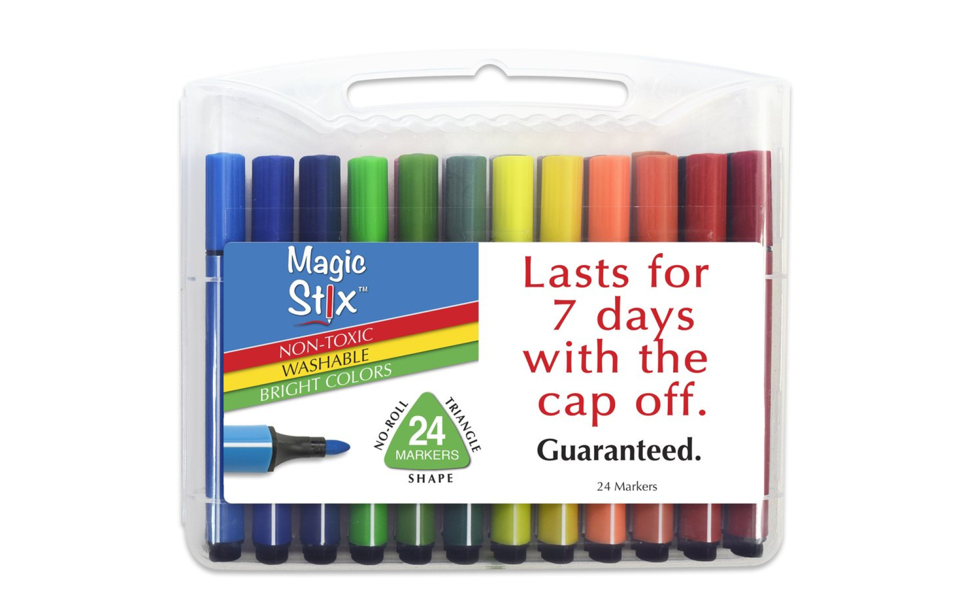 Magic Stix™ Triangular Markers, 24 per Pack, 2 Packs