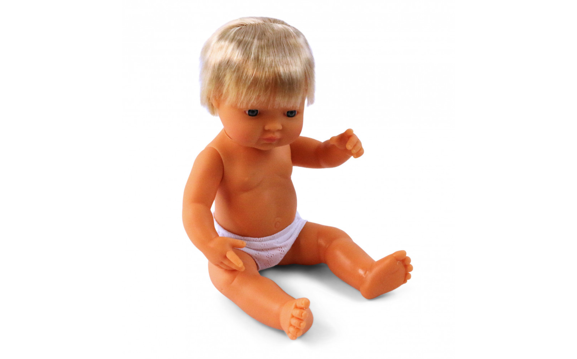 Miniland Educational Anatomically Correct 15 Baby Doll, Boy, Red Hair