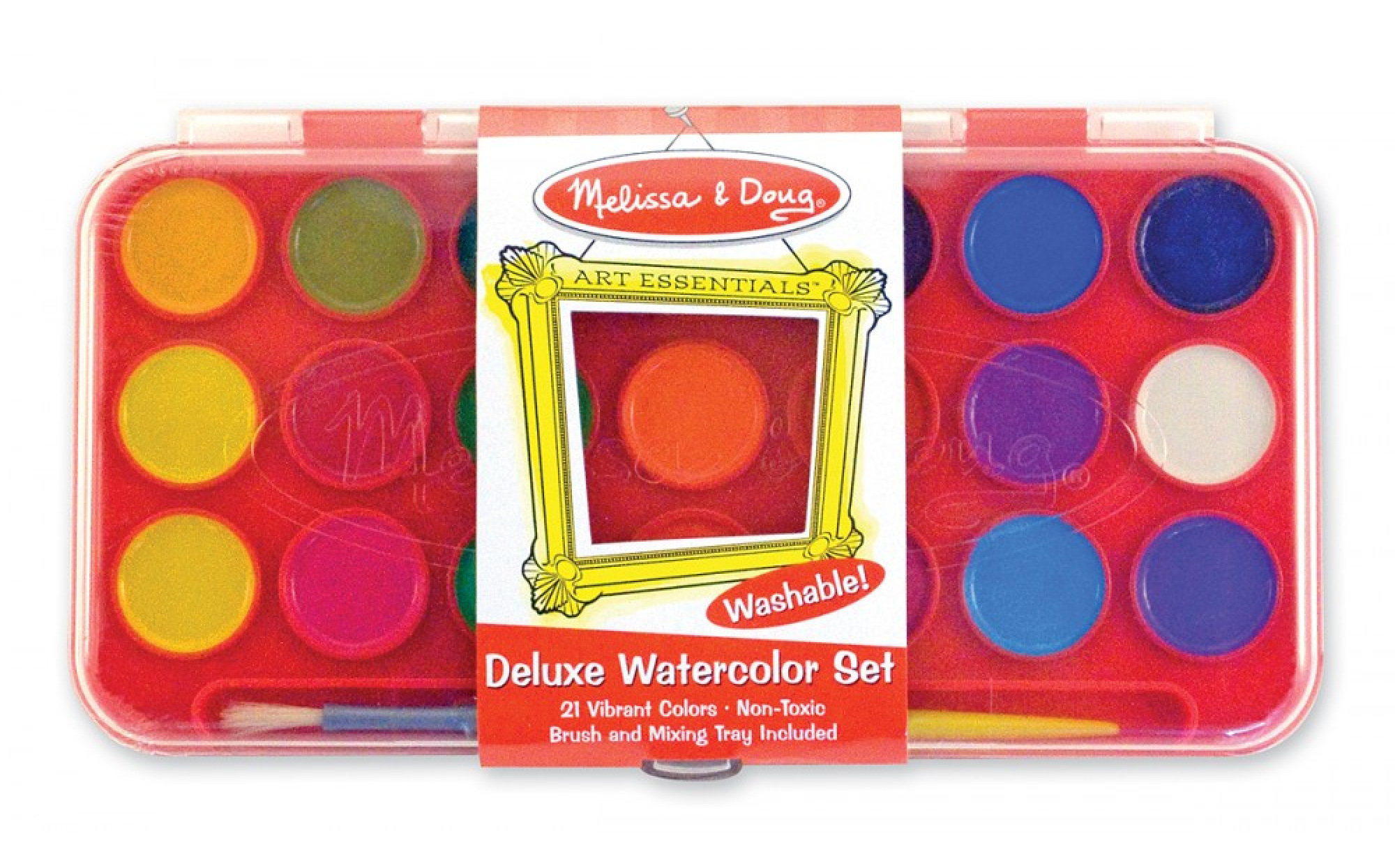 CRAYOLA WASHABLE WATERCOLORS PAINT SETS (6) TRAYS OF (8) COLORS